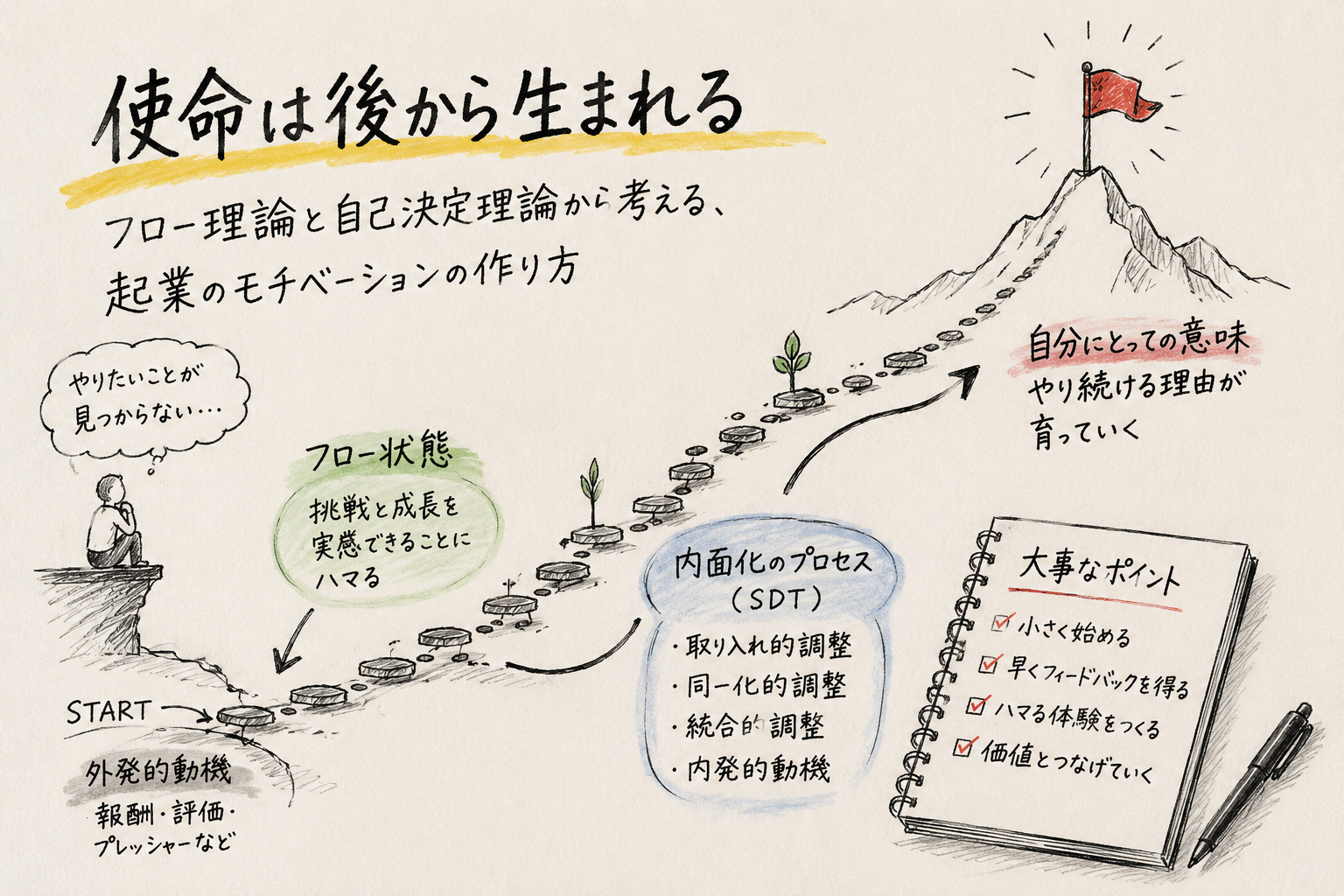新規事業のモチベーションを作るには？- 実践的な6つのステップ –